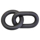 Cato Black Wood 2 Link Chain Sculpture - Premier Home