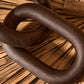 Cato Black Wood 2 Link Chain Sculpture