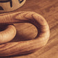 Cato Natural Wood 2 Link Chain Sculpture
