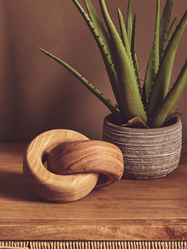 Cato Natural Wood Knot Sculpture