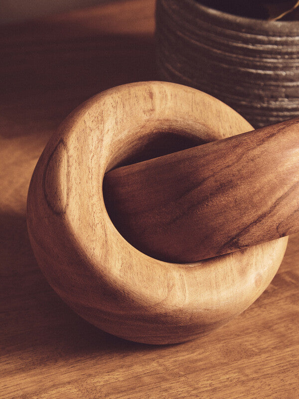 Cato Natural Wood Knot Sculpture