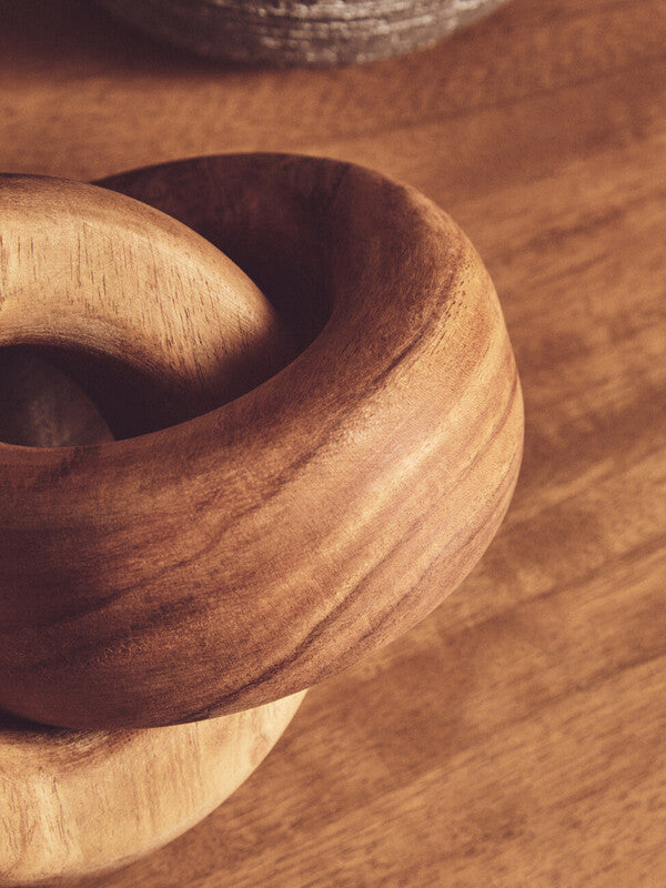 Cato Natural Wood Knot Sculpture