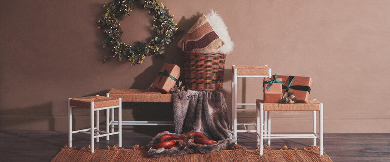 Cato Natural 5 Link Wood Chain Sculpture