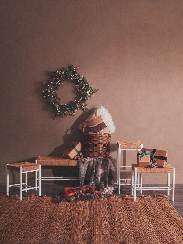 Cato Natural 5 Link Wood Chain Sculpture