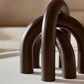 Cato Black Wood Arch Sculpture