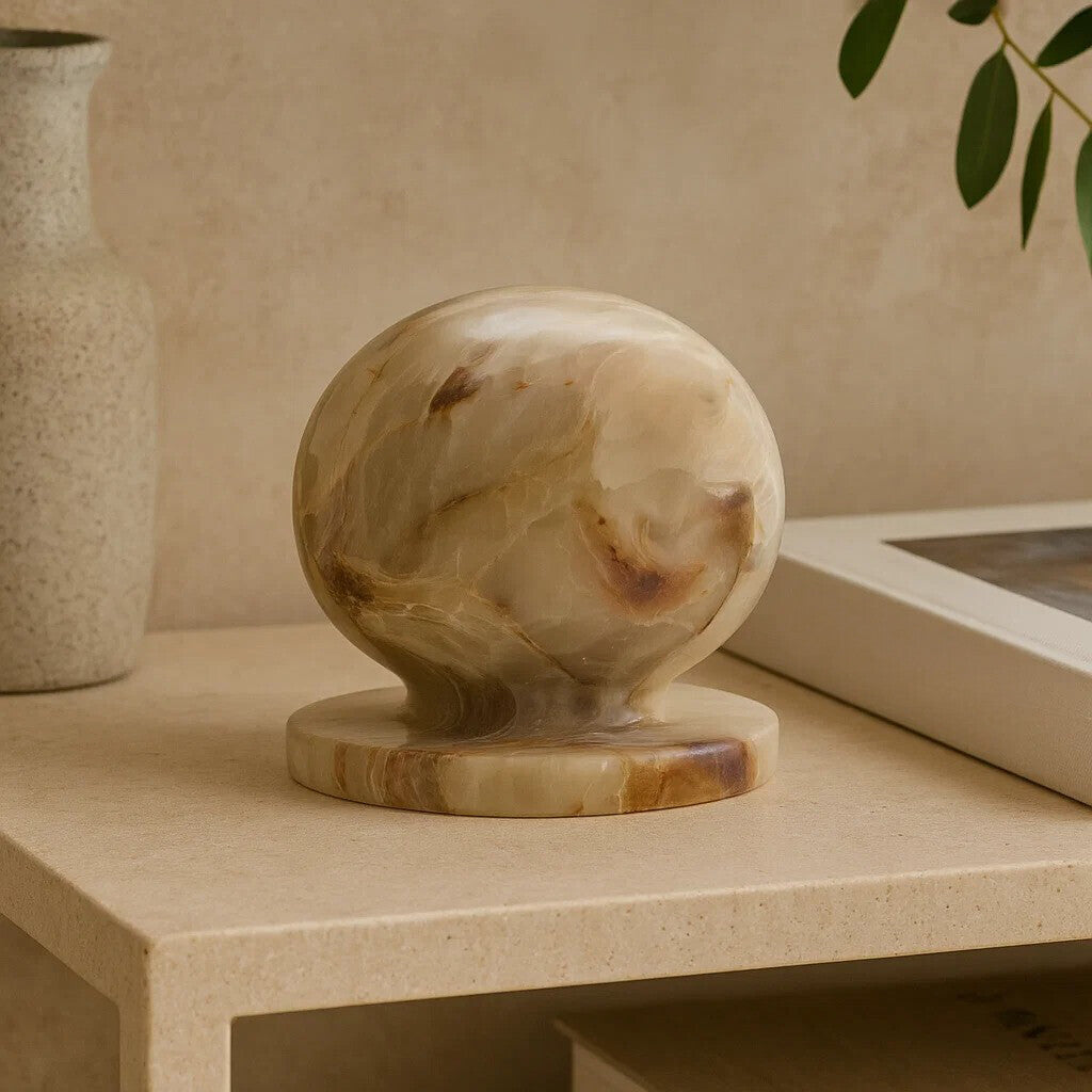 Oleena Onyx Ball Sculpture
