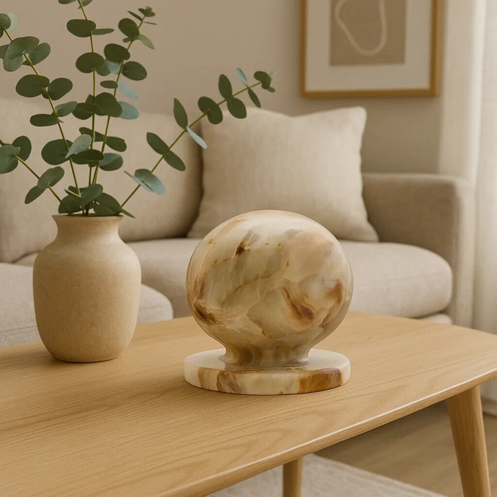 Oleena Onyx Ball Sculpture