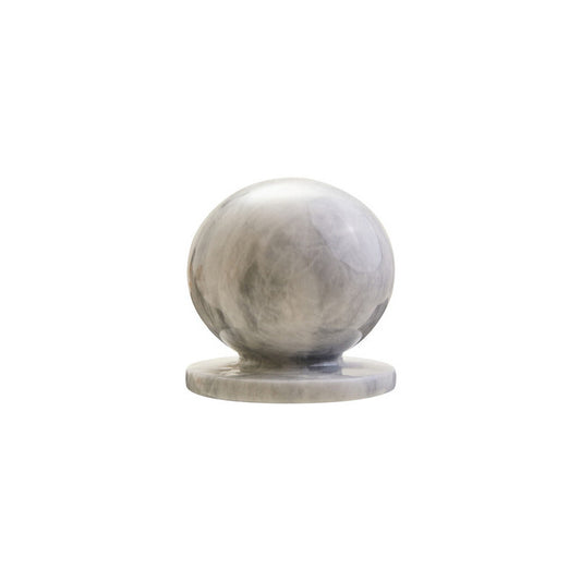 Zoro White Marble Ball Sculpture