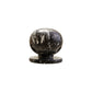 Zoro Black and White Veined Marble Ball Sculpture
