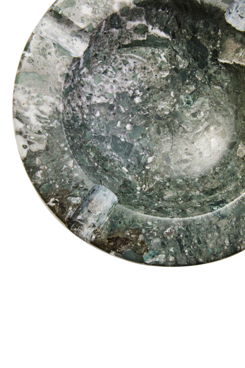 Zoro Black And White Marble Ashtray