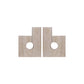 Travertine Stone Set Of 2 Bookends