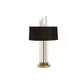 Midas Brass Base Glass Table Lamp