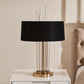 Midas Brass Base Glass Table Lamp