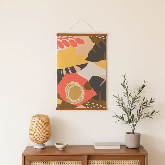 Astratto Kakemono Canvas Wall Art