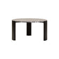 Palermo Round Black Marble Top Large Coffee Table