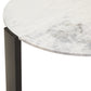 Palermo Round White Marble Top Large Coffee Table