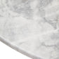 Palermo Round White Marble Top Large Coffee Table