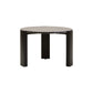 Palermo Round Black Marble Top Small Coffee Table