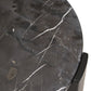 Palermo Round Black Marble Top Small Coffee Table