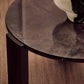 Palermo Round Black Marble Top Small Coffee Table