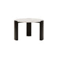 Palermo Round White Marble Top Small Coffee Table