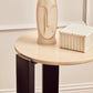Palermo Cream Marble Top Round Side Table