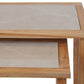 Set Of 2 Tables, Solid Wood With Veronatops