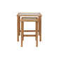 Set Of 2 Tables, Solid Wood With Veronatops