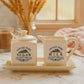 Vintage Home Square Cream Sugar And Milk Set