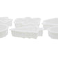 Cookie Cutter 10Pc White Plastic Set