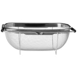 Over Sink Drainer with Expandable Black Handle - Premier Home