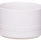 Decorative Sml Oatmeal Storage Jar W/Acacia Lid 11 D X 7.5Cm