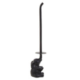Fauna Black Elephant Toilet Roll Holder - Premier Home