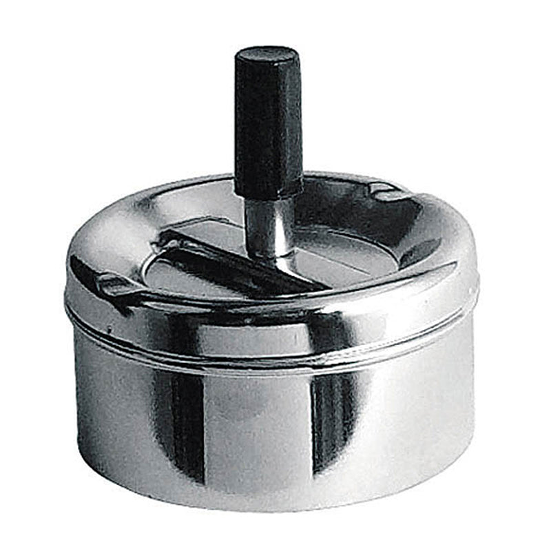 Chrome Effect Spinning Ashtray