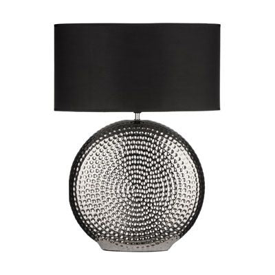 Chrome finish table lamps for home decor and lighting solutions.