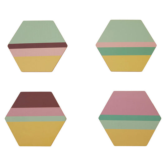 Mimo Miami Stripe Coasters