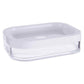Ando White Acrylic Soap Dish - Premier Home