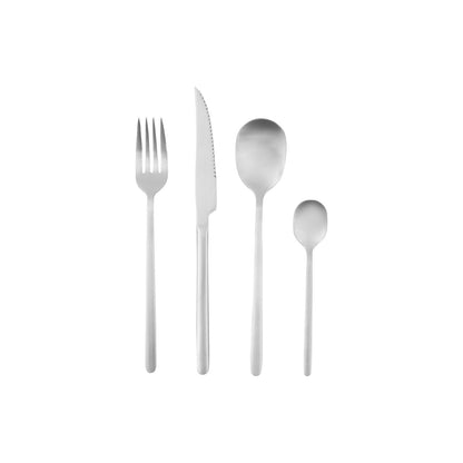 16-piece cutlery set with elegant stainless steel finish. Best for family dining and gathering.