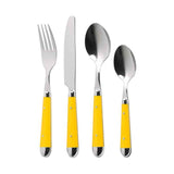Brasserie 16pc Yellow Cutlery Set - Premier Home