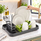 Grey And Lime Green Dish Drainer