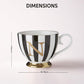 Mimo Duchess N Letter Monogram Mug