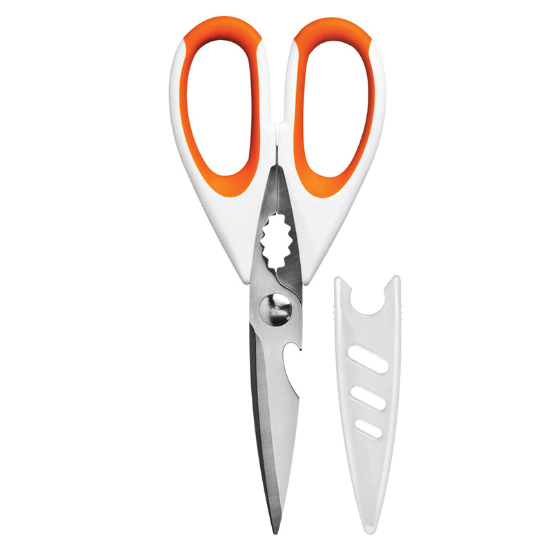 Orange Color Multi Function Scissors