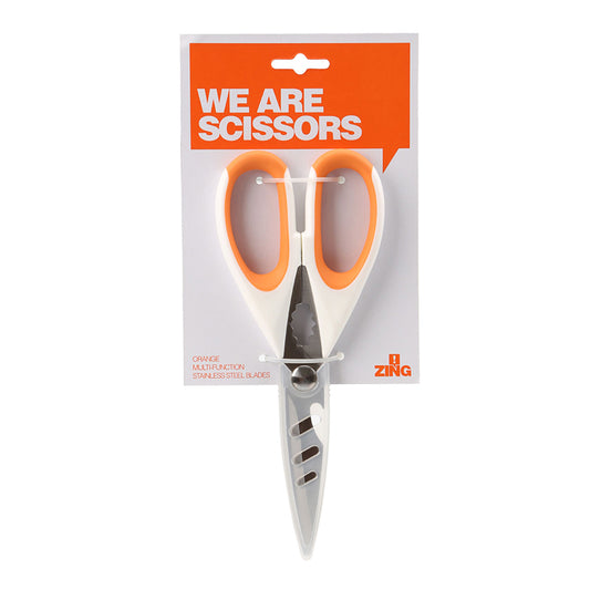Orange Color Multi Function Scissors