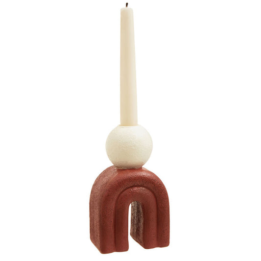 Red Candle Holder
