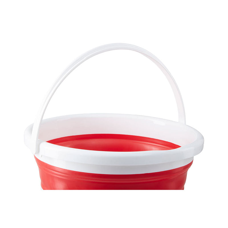 Red White Collapsible Bucket