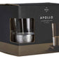 Set of 4 high ball glasses, perfect for dining and social gatherings.