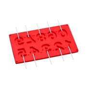 10 Number Moulds And 20 Sticks Cake Pop Mould - Premier Home
