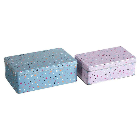 Stellar Storage Tins - Set of 2 - Premier Home