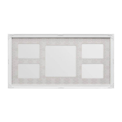 White 5 Photo Multi Photo Frame - Premier Home