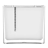 White Acrylic and Crystal Toothbrush Holder - Premier Home